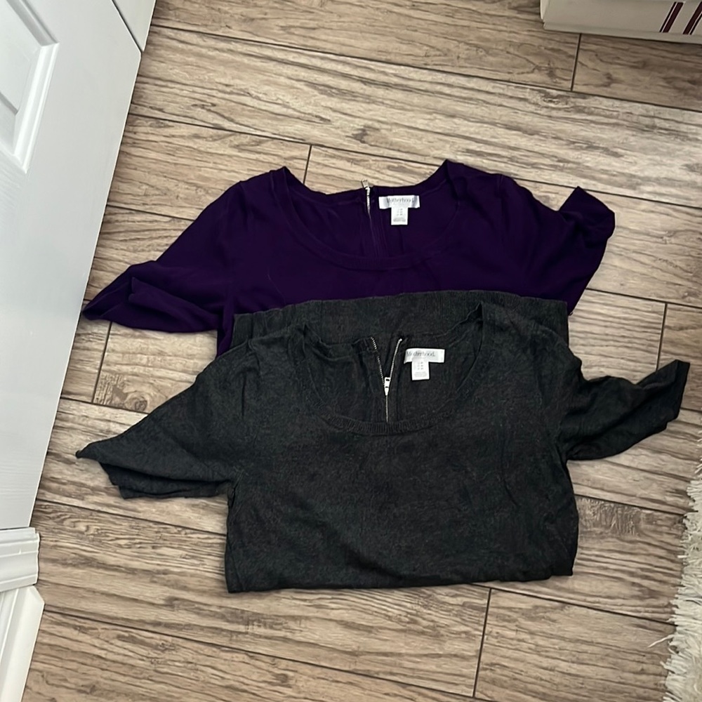 2 motherhood maternity Elbow length sweater